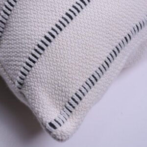 Multicolor Stripe Wool Lumbar Pillow