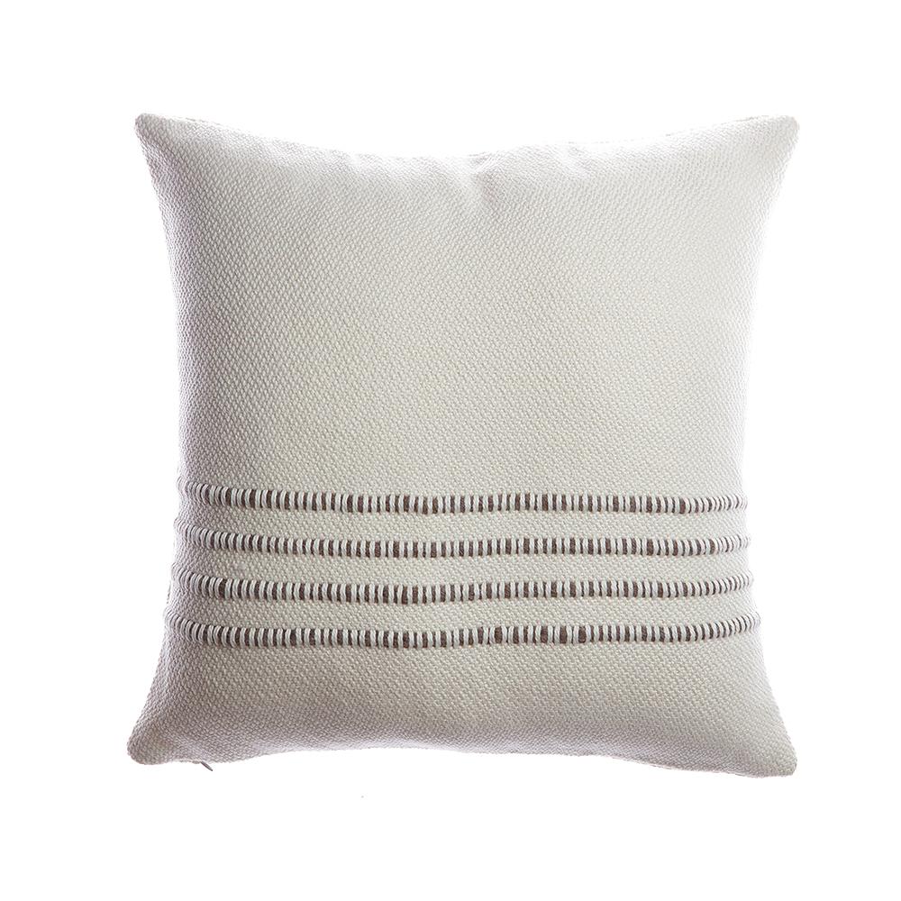 Merino Wool Striped Throw Pillow - Image 11