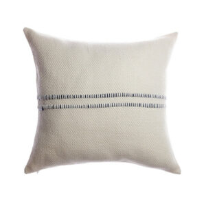 Wool Stripe Textured Throw Pillow