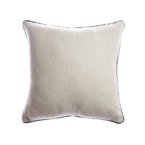 Natural Linen Trim Accent Pillow
