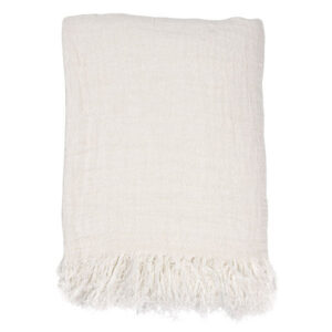 Bedspread - white linen