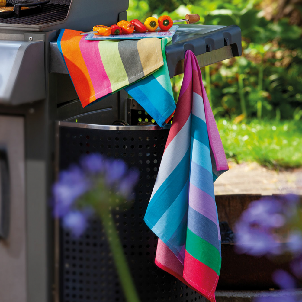 Striped kitchen towels (set of 2) - Image 2