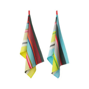 Striped kitchen towels (set of 2)